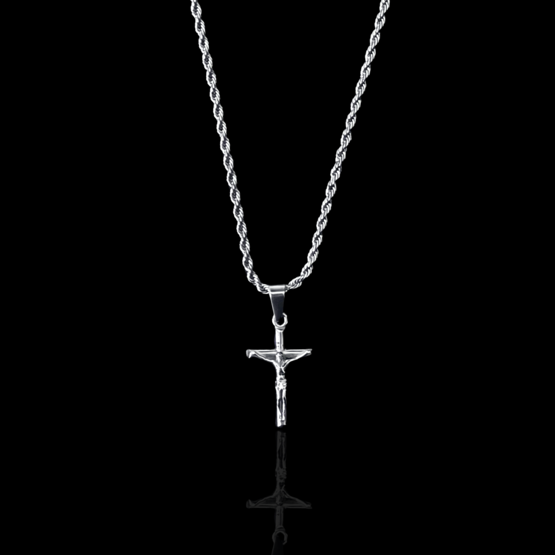 Crucifix Pendant - Silver