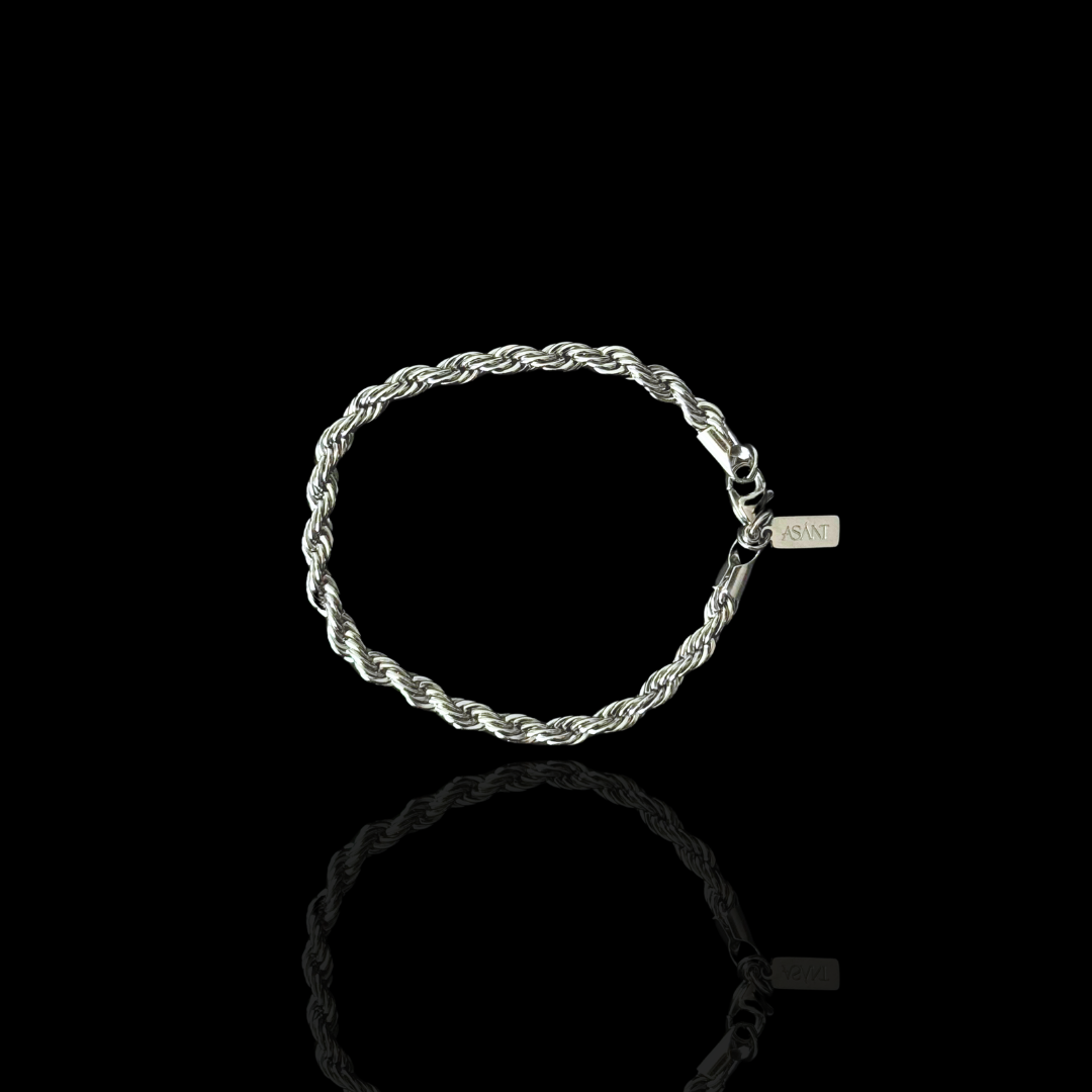 Rope Bracelet - Silver