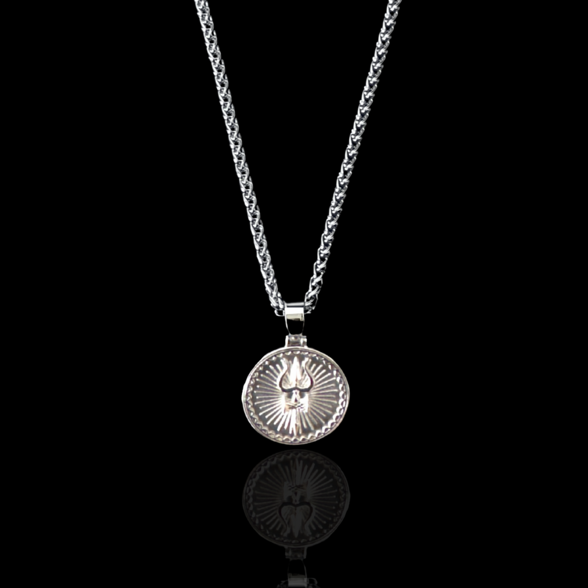 Shiv Trishul: Legacy Edition Pendant - Silver