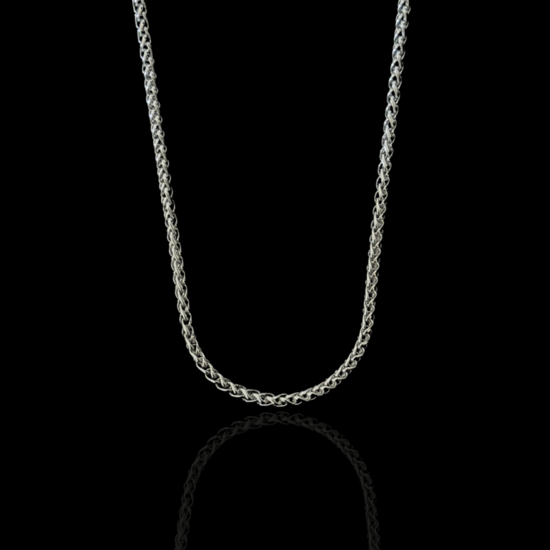 Signature Wheat Chain – Silver