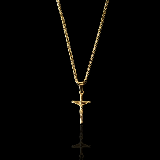 Crucifix Pendant - Gold