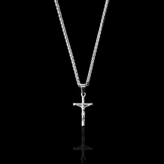 Crucifix Pendant - Silver