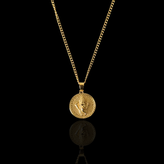 Remover of Obstacles, Ganesh Pendent - Gold