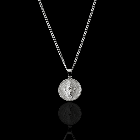 Remover of Obstacles, Ganesh Pendent - Silver