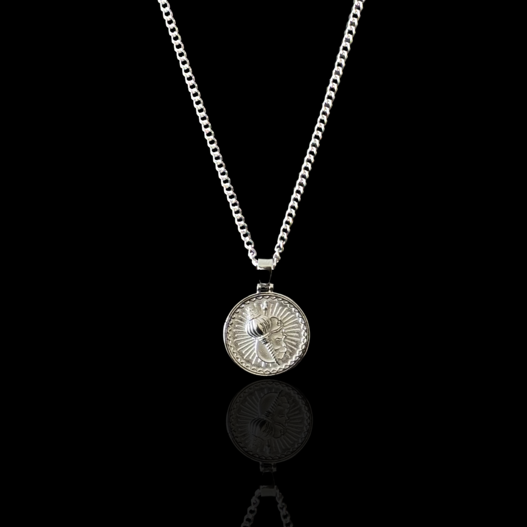 Hanuman Gada Pendant - Silver