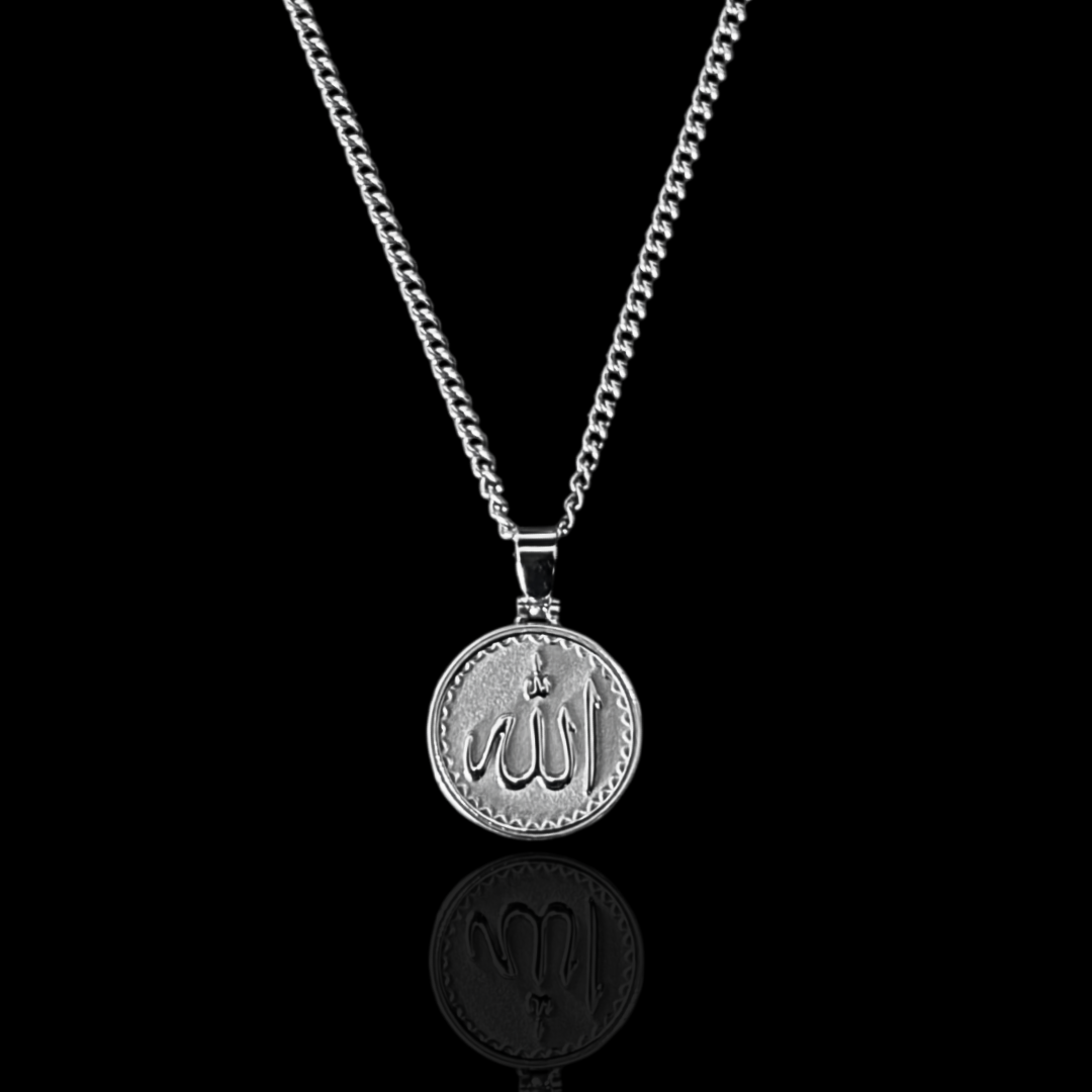 The Sacred Name, Allah Arabic Pendant - Silver [NEW]