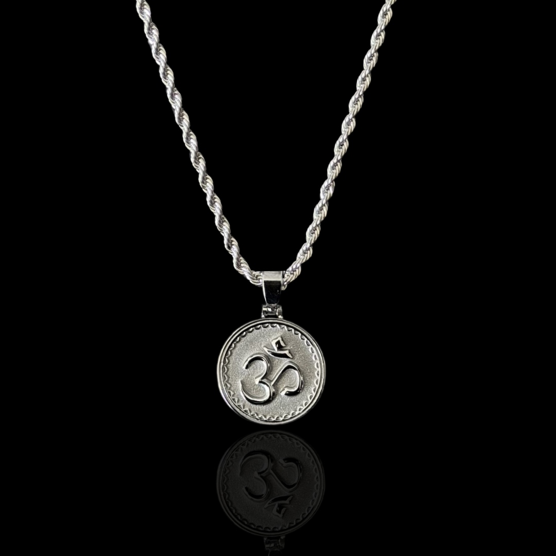 The Eternal Symbol, Hindu Om Pendant - Silver [NEW]