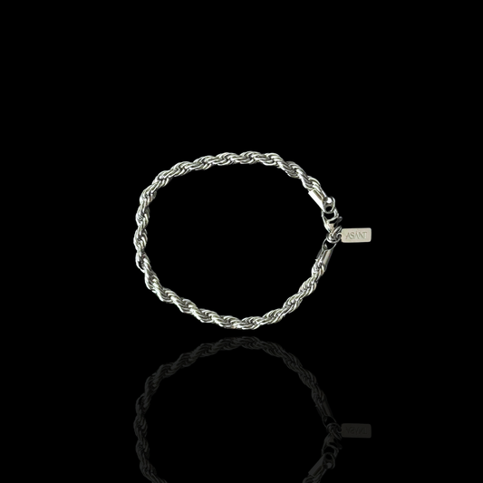 Rope Bracelet - Silver