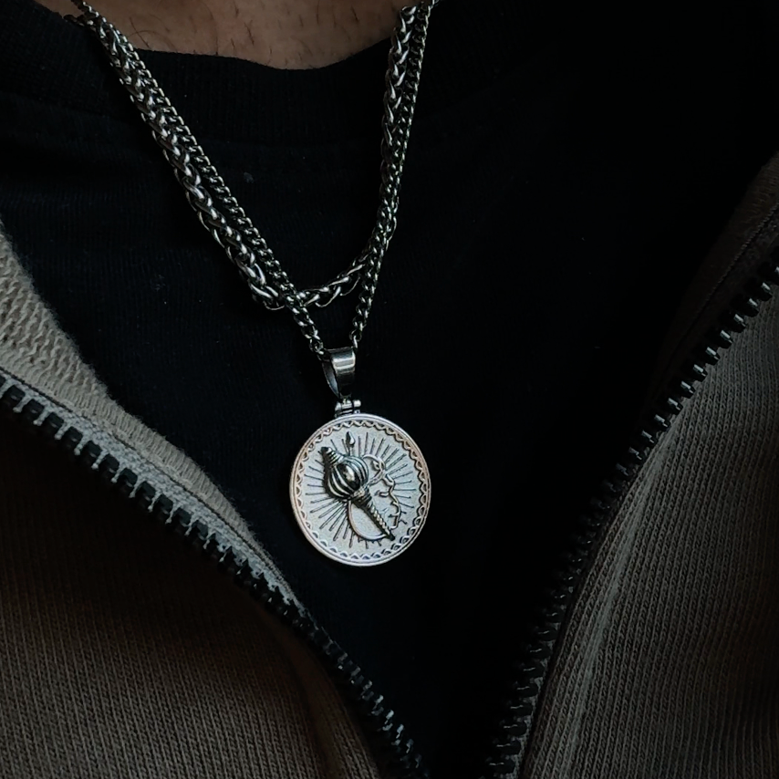 Hanuman Gada Pendant & Layering Chain Set