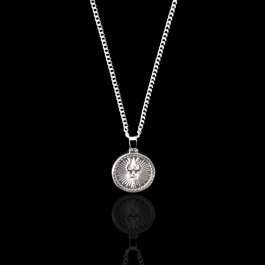 Shiv Trishul: Legacy Edition Pendant - Silver